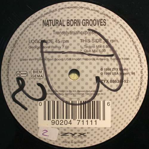 Cover Natural Born Grooves - Transylvanianexpress (Remixes) (12) Schallplatten Ankauf
