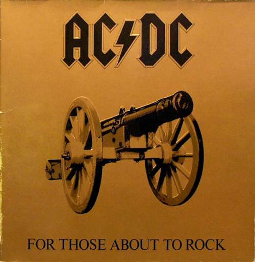 Cover AC/DC - For Those About To Rock We Salute You (LP, Album, Gat) Schallplatten Ankauf