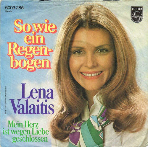 Cover Lena Valaitis - So Wie Ein Regenbogen (7, Single) Schallplatten Ankauf