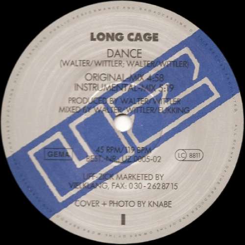 Cover Long Cage - Dance (12) Schallplatten Ankauf