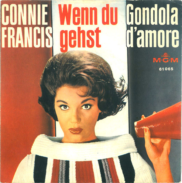 Cover Connie Francis - Wenn Du Gehst / Gondola D'amore (7, Single, Mono) Schallplatten Ankauf