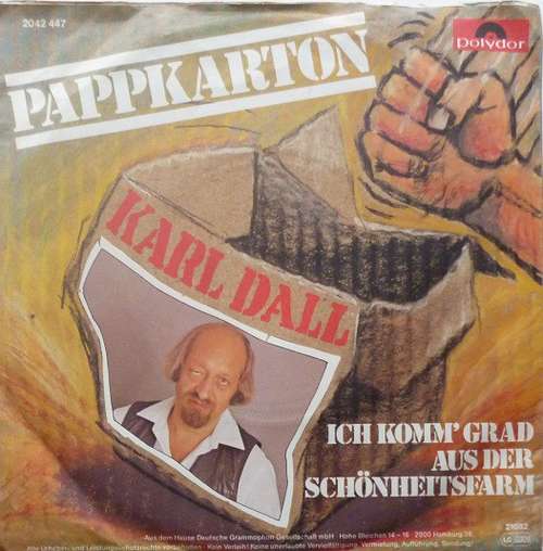 Cover Karl Dall - Pappkarton (7, Single) Schallplatten Ankauf
