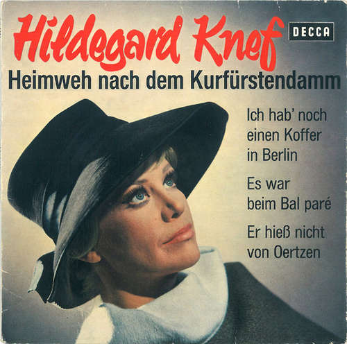 Cover Hildegard Knef - Heimweh Nach Dem Kurfurstendamm (7, EP) Schallplatten Ankauf