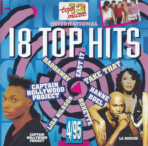 Bild Various - 18 Top Hits International 4/95 (CD, Comp, Club) Schallplatten Ankauf