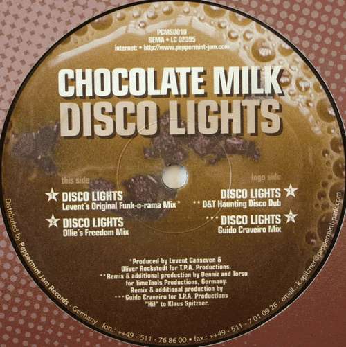 Cover Chocolate Milk - Disco Lights (12) Schallplatten Ankauf