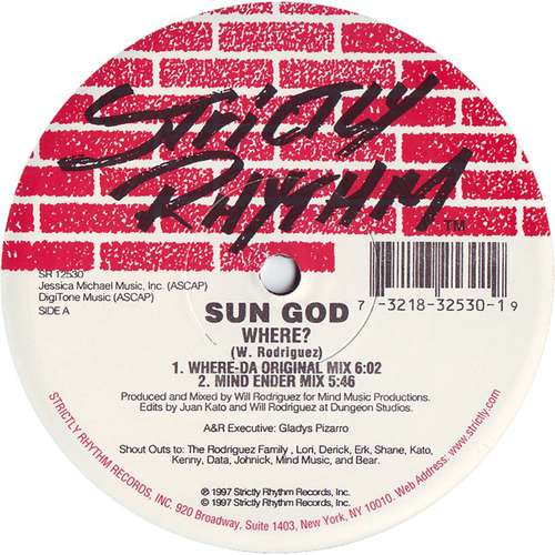 Cover Sun God (2) - Where? / Clinton Park (12) Schallplatten Ankauf