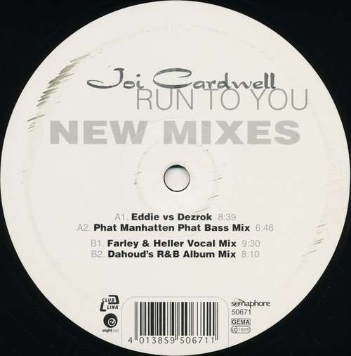 Cover Joi Cardwell - Run To You (New Mixes) (12) Schallplatten Ankauf