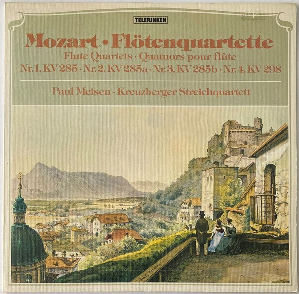Cover Wolfgang Amadeus Mozart - Paul Meisen, Kreuzberger Streichquartett - Flötenquartette (LP, Album) Schallplatten Ankauf