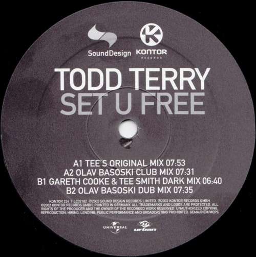 Cover Todd Terry - Set U Free (12) Schallplatten Ankauf