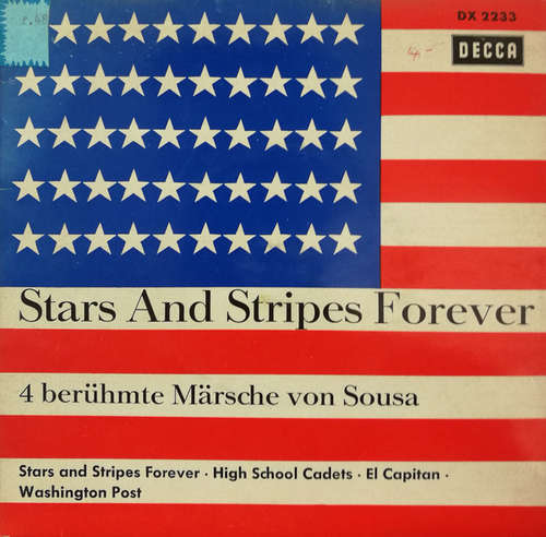 Cover The Band Of The Grenadier Guards, F.J. Harris - Stars And Stripes Forever - 4 Berühmte Märsche von Sousa (7) Schallplatten Ankauf