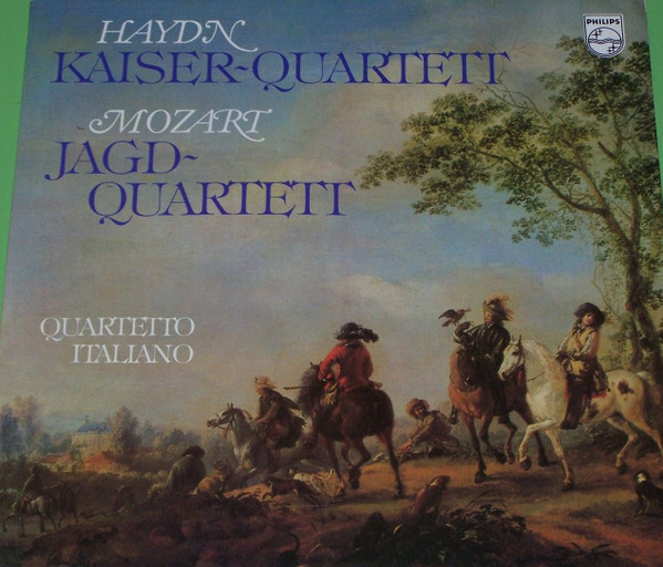 Cover Haydn* / Mozart* - Quartetto Italiano - Kaiser-Quartett / Jagd-Quartett  (LP, RE) Schallplatten Ankauf