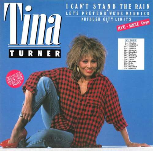Cover Tina Turner - I Can't Stand The Rain (12, Maxi) Schallplatten Ankauf