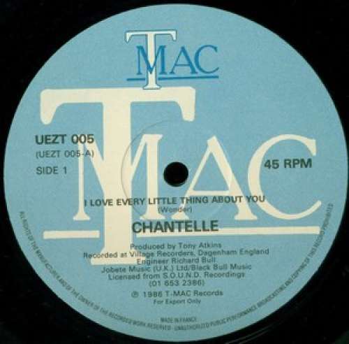 Cover Chantelle (13) - I Love Every Little Thing About You (12) Schallplatten Ankauf