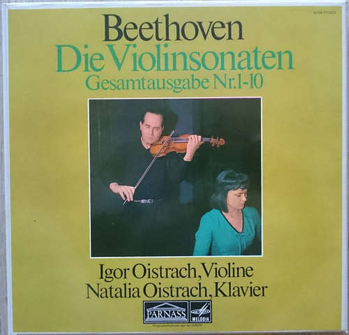 Cover Beethoven*, Igor Oistrach, Natalia Oistrach - Die Violinsonaten - Gesamtausgabe Nr. 1-10 (4xLP + Box) Schallplatten Ankauf