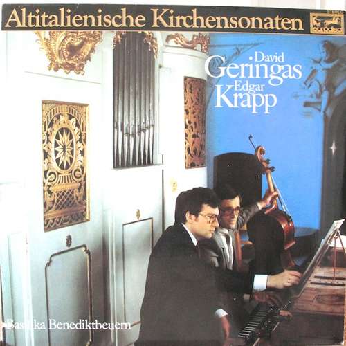 Cover David Geringas, Edgar Krapp - Altitalienische Kirchensonaten (LP, Album) Schallplatten Ankauf