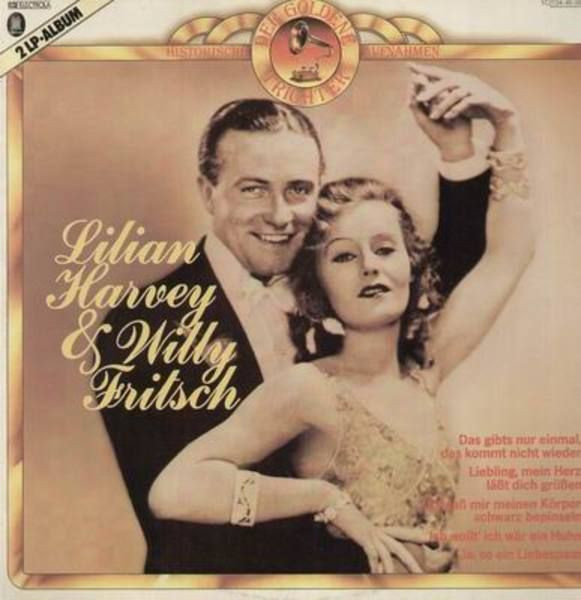 Cover Lilian Harvey, Willy Fritsch - Lilian Harvey & Willy Fritsch (2xLP, Comp, Mono, Gat) Schallplatten Ankauf