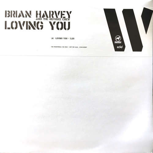 Cover Brian Harvey And The Refugee Crew - Loving You (12, S/Sided, Promo) Schallplatten Ankauf