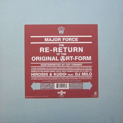 Cover Major Force - The Re-Return Of The Original Art-Form (Reinterpreted By Cut Chemist) (12, Single, Yel) Schallplatten Ankauf
