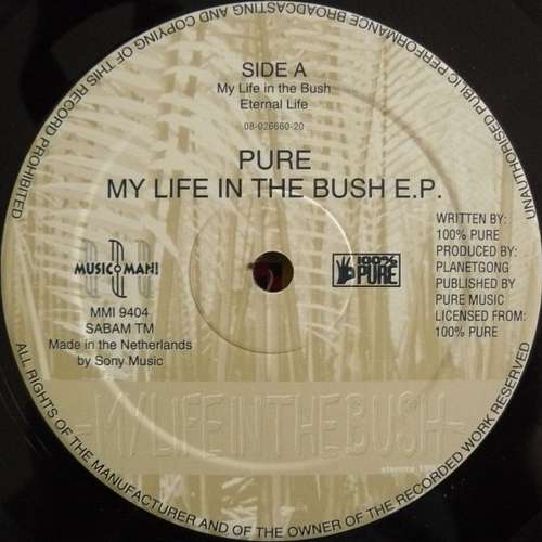 Cover My Life In The Bush E.P. Schallplatten Ankauf