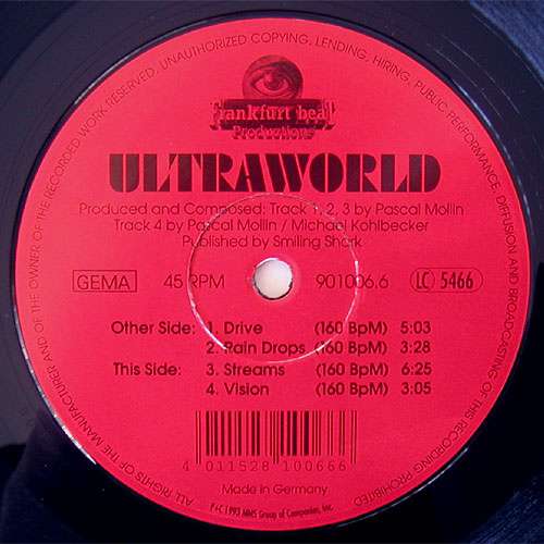 Cover Ultraworld - Drive (12) Schallplatten Ankauf