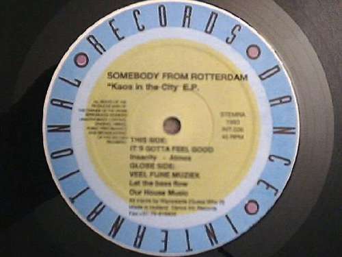 Cover Somebody From Rotterdam - Kaos In The City E.P. (12, EP) Schallplatten Ankauf