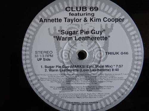 Cover Club 69 Featuring Annette Taylor & Kim Cooper - Sugar Pie Guy / Warm Leatherette (2x12) Schallplatten Ankauf