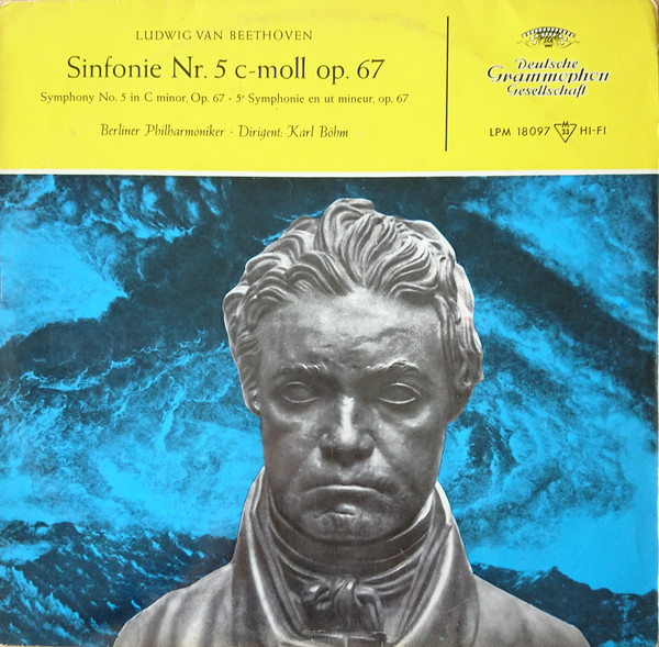 Cover Ludwig Van Beethoven — Berliner Philharmoniker / Karl Böhm - Sinfonie Nr. 5 C-Moll Op. 67 (LP, Mono) Schallplatten Ankauf