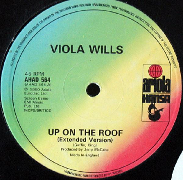 Cover Viola Wills - Up On The Roof (12) Schallplatten Ankauf