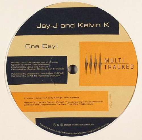 Cover Jay-J & Kelvin K - One Day! (12) Schallplatten Ankauf