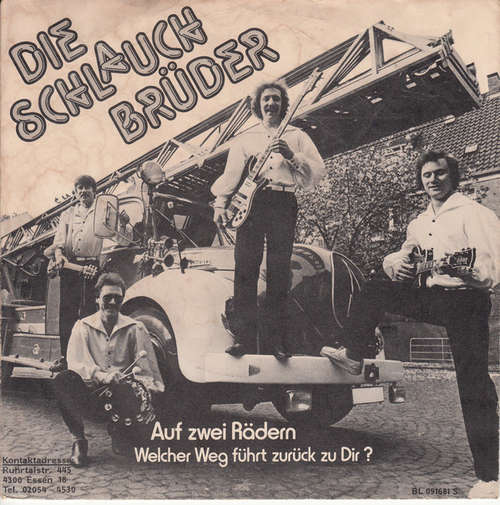 Cover Die Schlauch Brüder - Auf Zwei Rädern (7) Schallplatten Ankauf