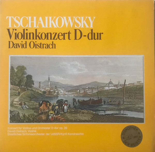 Cover Tschaikowsky*, David Oistrach - Violinkonzert D-dur (LP, Club) Schallplatten Ankauf