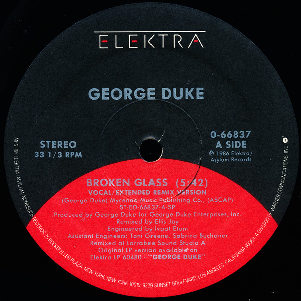 Cover George Duke - Broken Glass (12) Schallplatten Ankauf