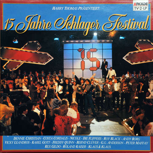 Bild Various - Harry Thomas Präsentiert 15 Jahre Schlager Festival  (2xLP, Comp) Schallplatten Ankauf
