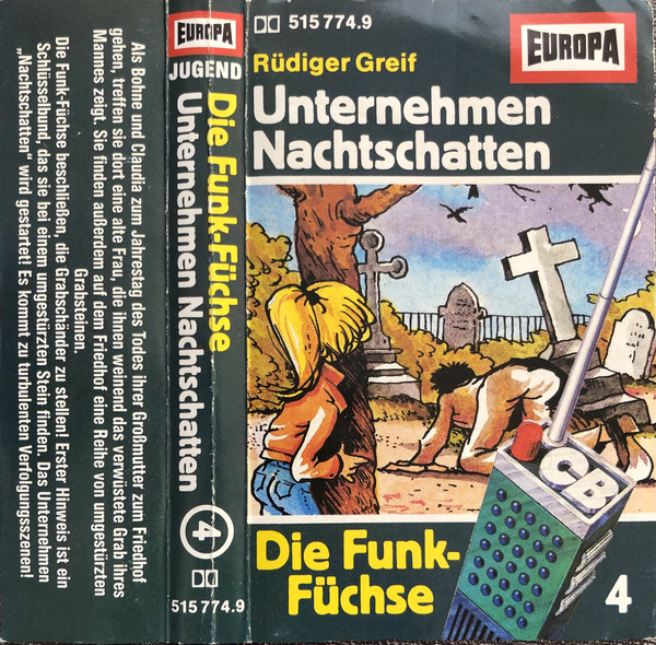 Bild Rüdiger Greif - Die Funk-Füchse  4 - Unternehmen Nachtschatten (Cass) Schallplatten Ankauf