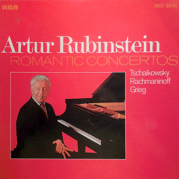 Cover Artur Rubinstein* - Tschaikowsky*, Rachmaninoff*, Grieg* - Romantic Concertos (2xLP + Box, Comp) Schallplatten Ankauf