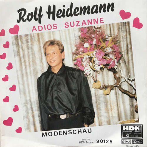 Cover Rolf Heidemann - Adios Suzanne (7, Single) Schallplatten Ankauf