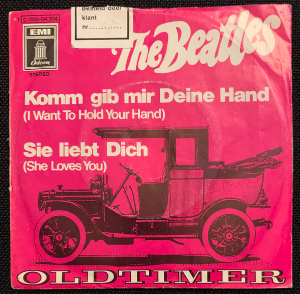 Cover The Beatles - Komm, Gib Mir Deine Hand / Sie Liebt Dich (7, Single, Mono, M/Print, RE) Schallplatten Ankauf