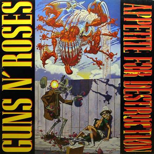 Cover Guns N' Roses - Appetite For Destruction (LP, Album) Schallplatten Ankauf