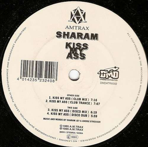 Bild Sharam - Kiss My Ass (12) Schallplatten Ankauf