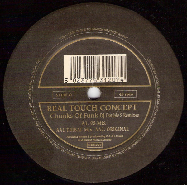 Cover Real Touch Concept - Chunks Of Funk (Remixes) (12) Schallplatten Ankauf