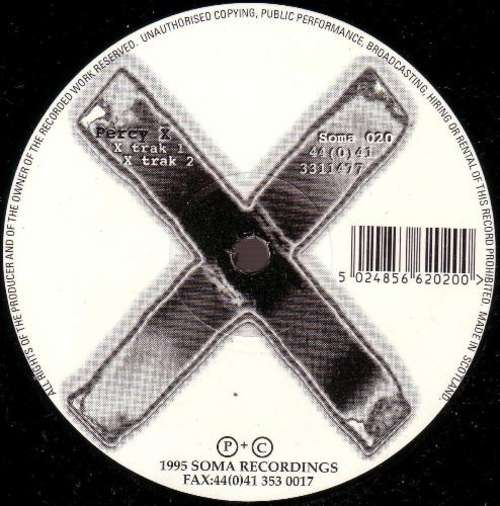 Cover Percy X - X Trak 1 (12) Schallplatten Ankauf