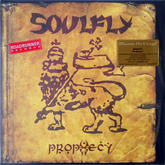 Cover Soulfly - Prophecy (LP + LP, S/Sided, Etch + Album, Ltd, Num, RE, Gol) Schallplatten Ankauf