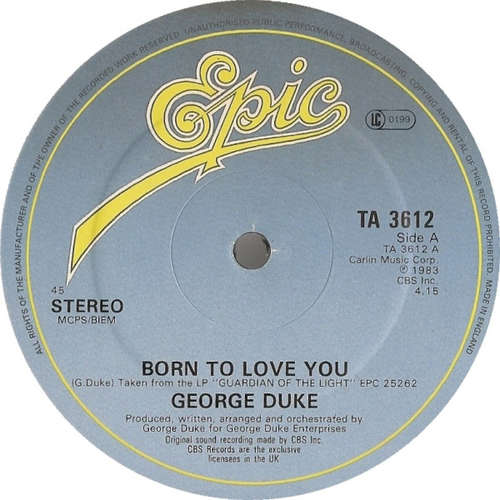 Cover George Duke - Born To Love You (12, Single) Schallplatten Ankauf