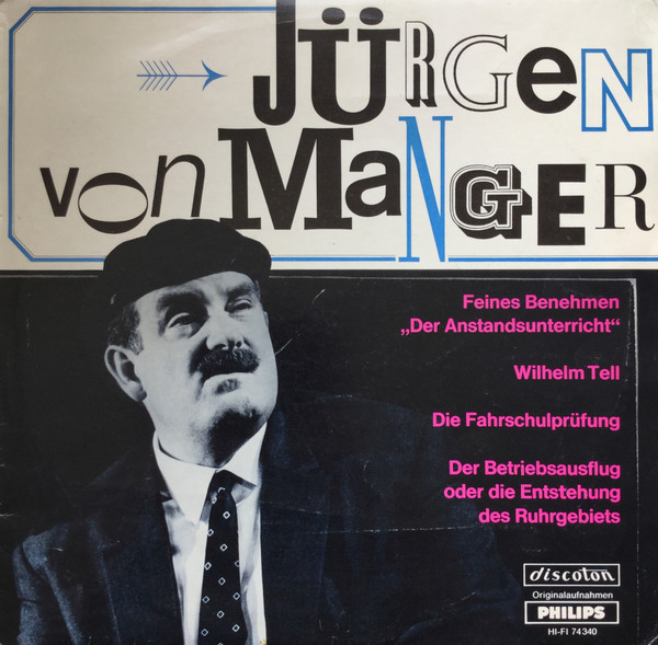 Cover Jürgen von Manger - Jürgen Von Manger (LP, Mono, Club) Schallplatten Ankauf