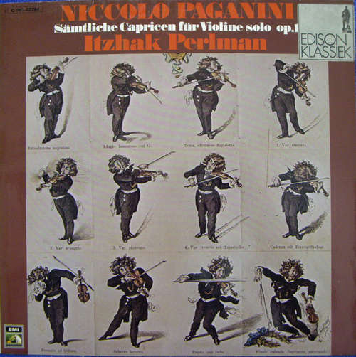 Cover Niccolo Paganini*, Itzhak Perlman - Sämtliche Capricen Für Violine Solo Op.1 (LP, RE) Schallplatten Ankauf