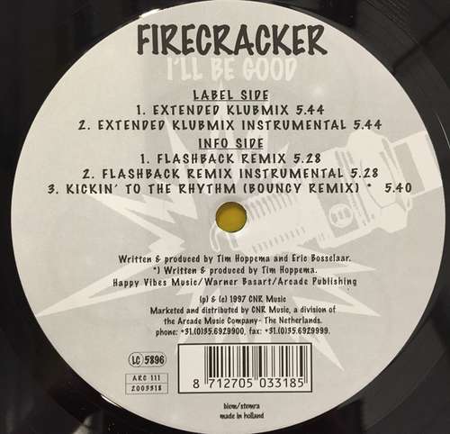 Cover Firecracker (2) - I'll Be Good (12) Schallplatten Ankauf
