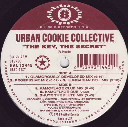 Cover Urban Cookie Collective - The Key, The Secret (12) Schallplatten Ankauf