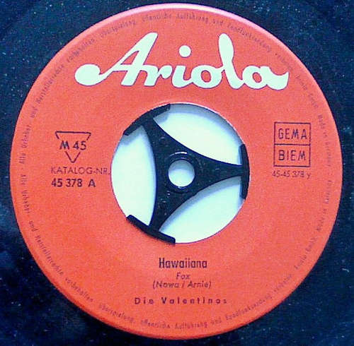Cover Die Valentinos* - Hawaiina / Lotosblume (7, Single) Schallplatten Ankauf