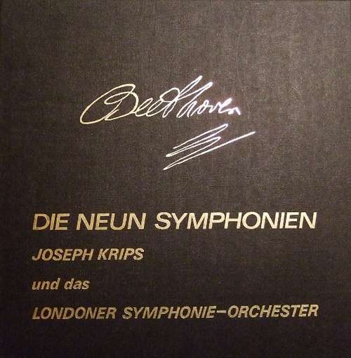 Cover zu Ludwig van Beethoven / Joseph Krips* Und Das Londoner Symphonie-Orchester* - Die Neun Symphonien (7xLP, RP + Box) Schallplatten Ankauf