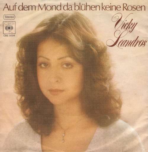 Cover Vicky Leandros - Auf Dem Mond Da Blühen Keine Rosen (7, Single) Schallplatten Ankauf